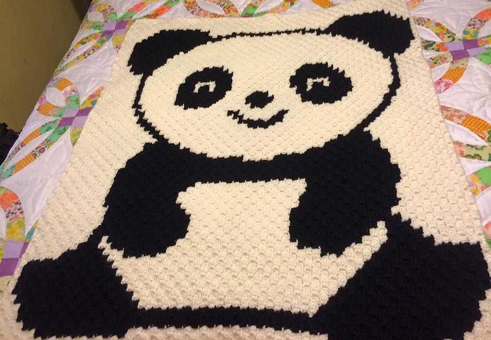 C2c knitted blanket pattern free