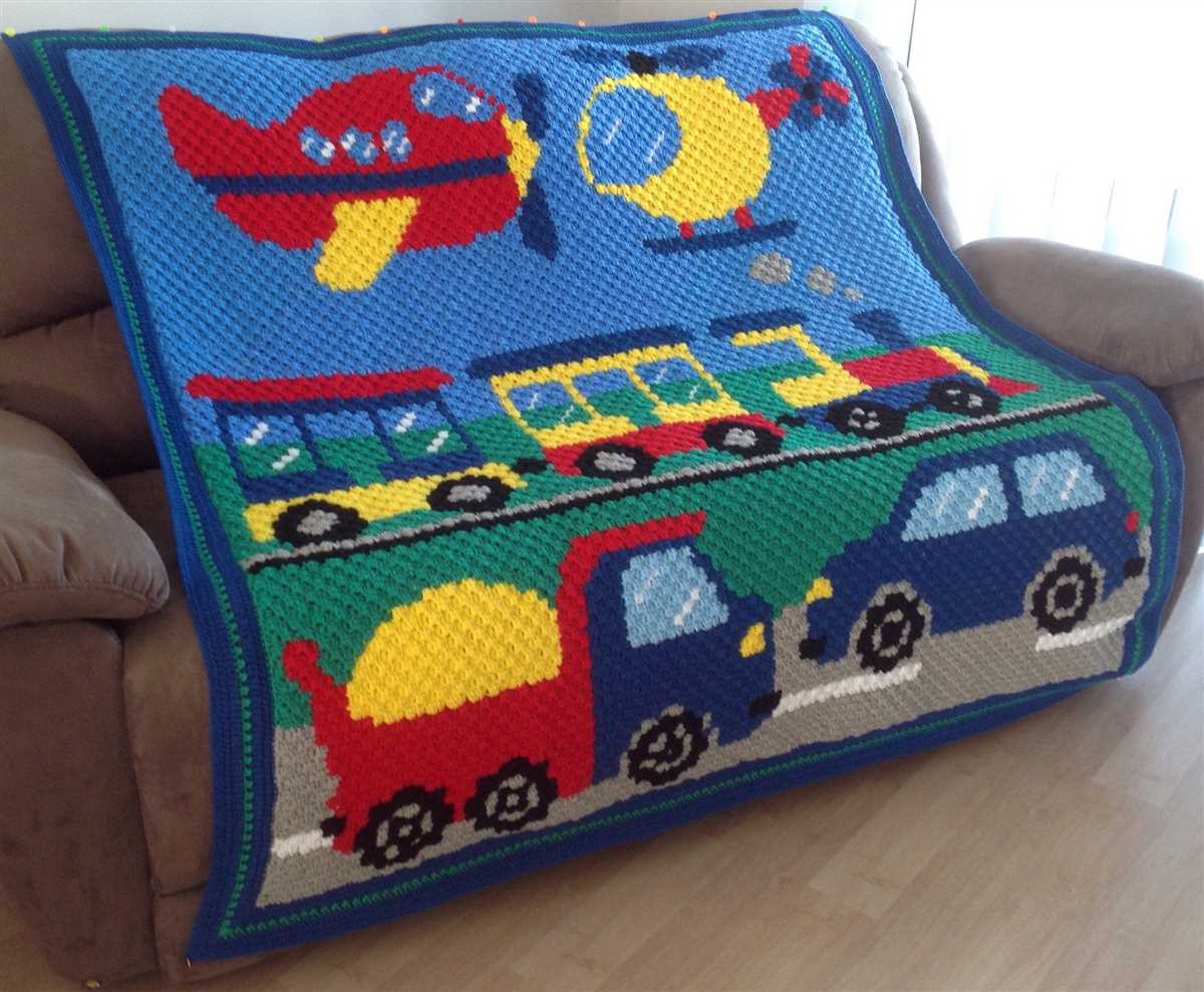 C2c knitted blanket pattern free