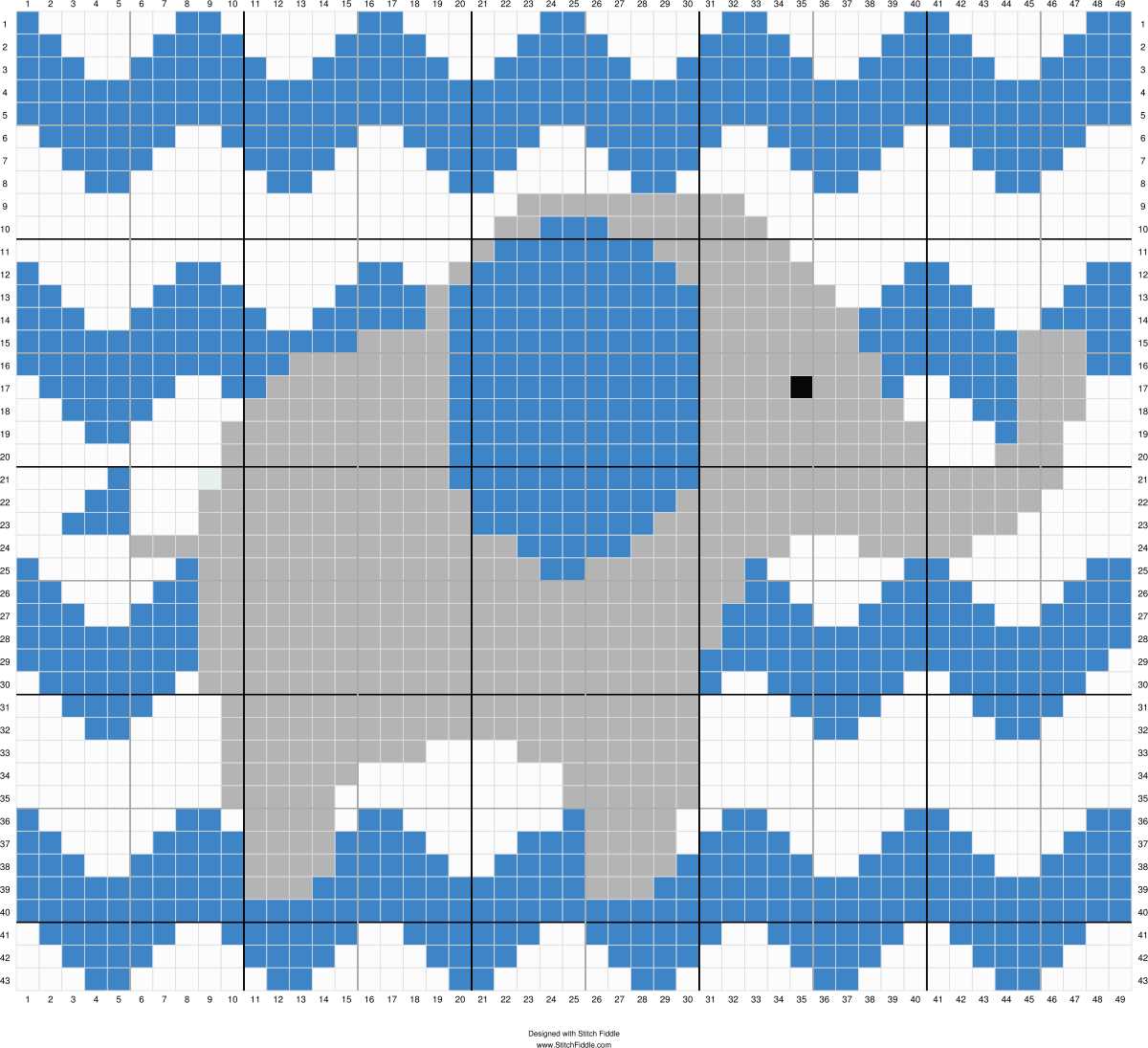 C2c knitting pattern