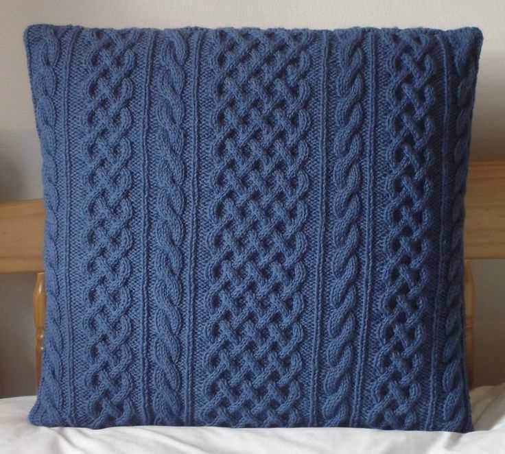 Cable knit cushion pattern free