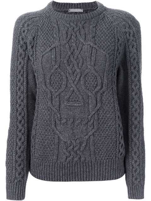 Cable knit jumper pattern womens