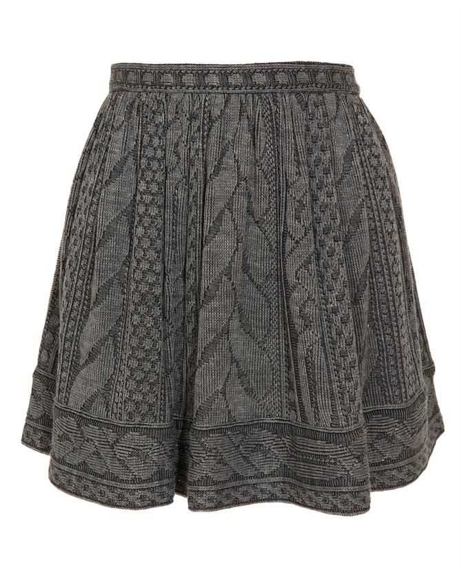 Cable knit skirt pattern