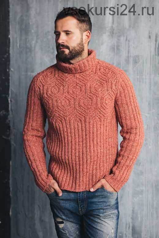 Cable knit sweater mens pattern