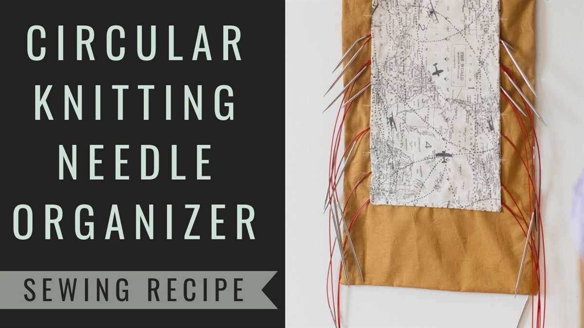 Can you knit circular patterns on straight needles