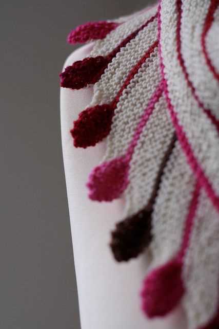 Candy cane scarf knit pattern
