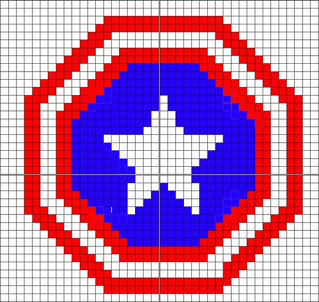 Captain america knitting pattern