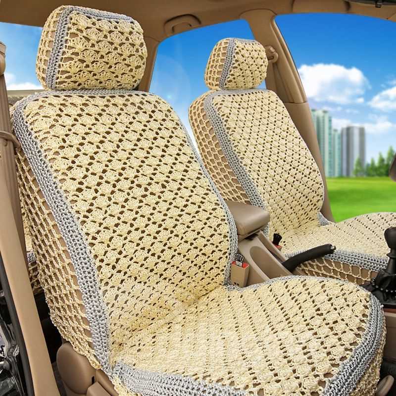 Car seat cover knitting pattern