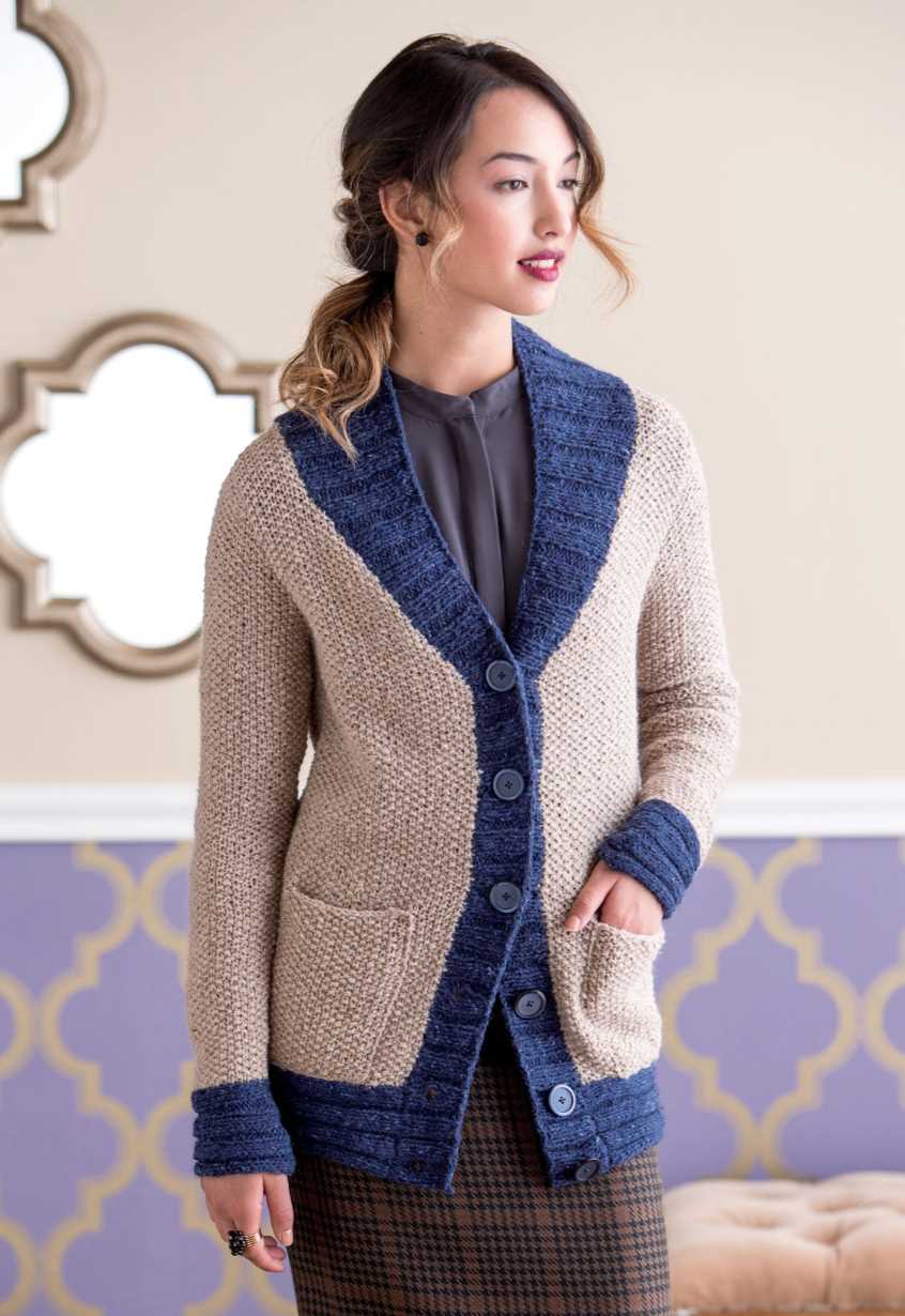 Casual cardigan knitting pattern