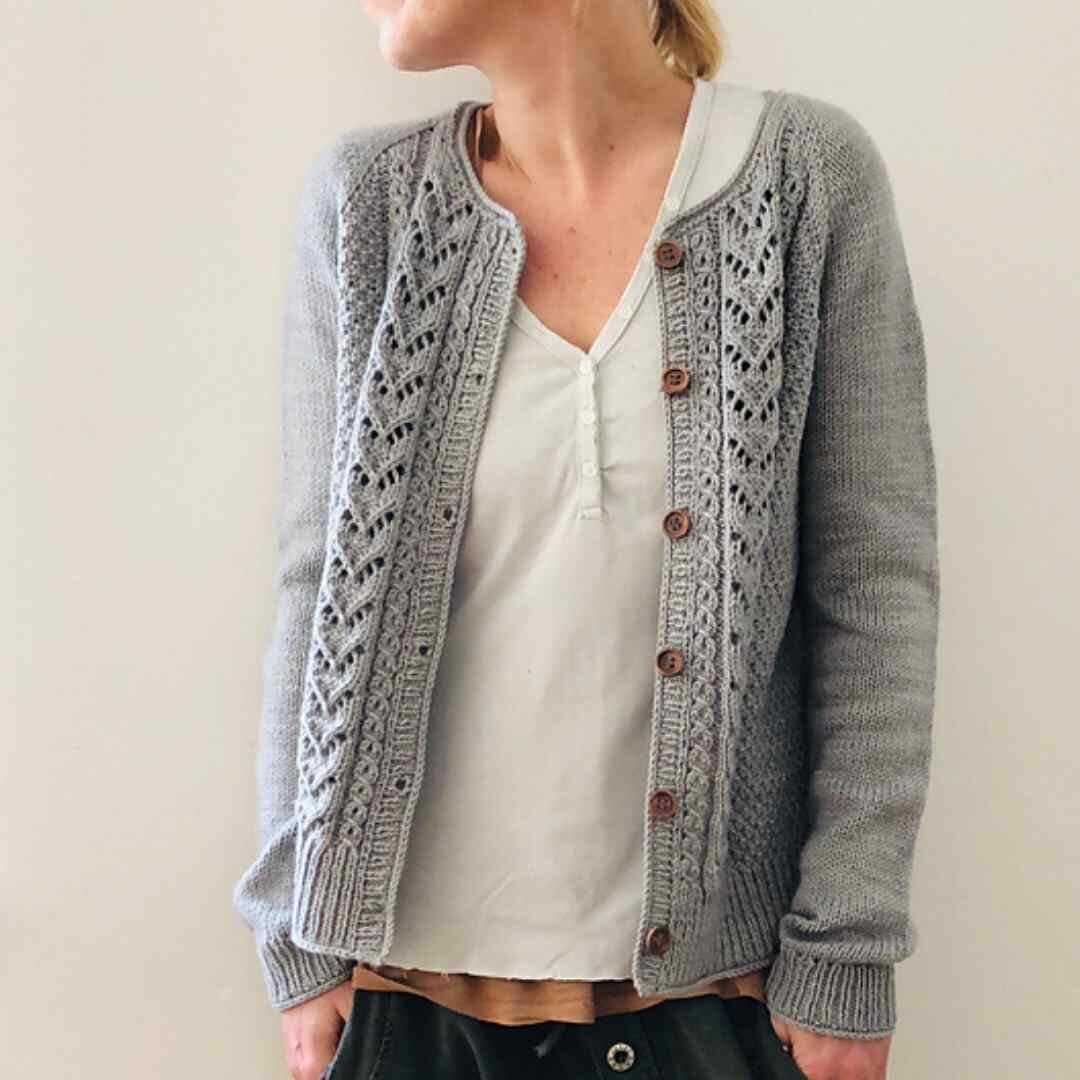 Casual cardigan knitting pattern