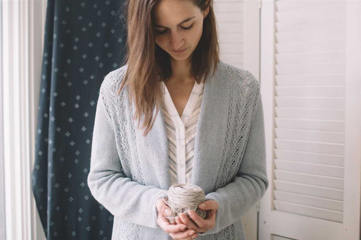 Casual cardigan knitting pattern