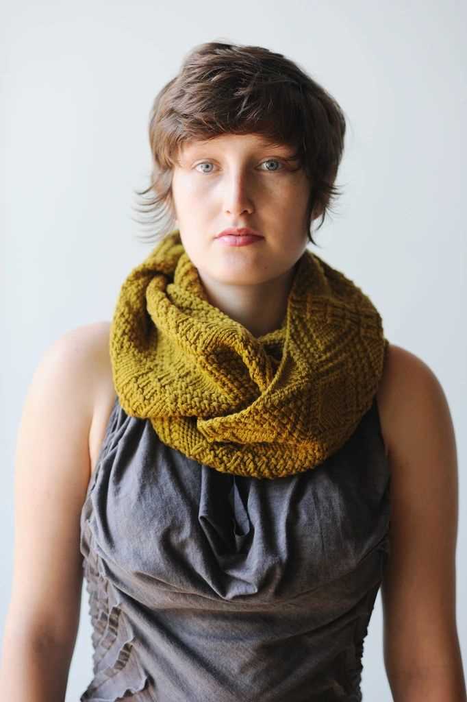 Caterpillar scarf knitting pattern