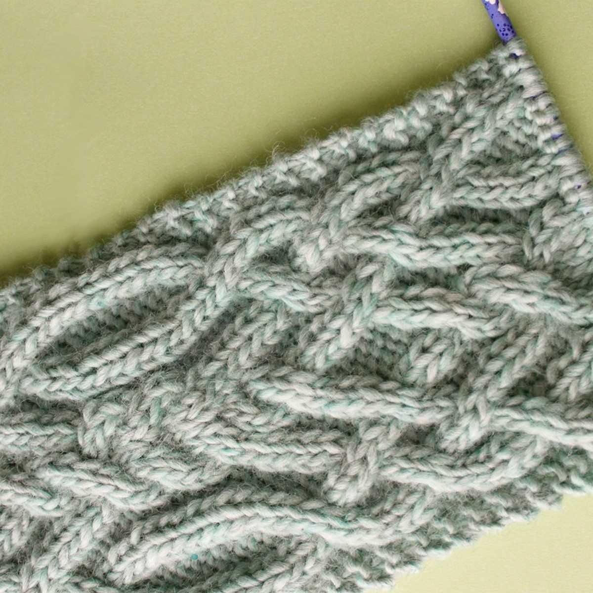 Celtic cable scarf knitting pattern free