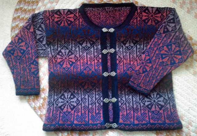 Celtic cardigan knitting pattern