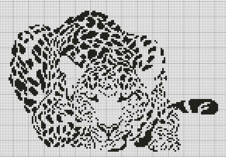Cheetah knitting pattern