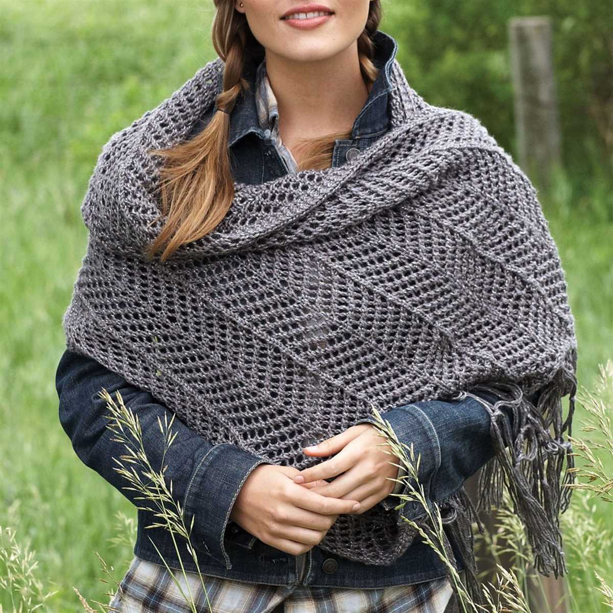 Chevron shawl knitting pattern