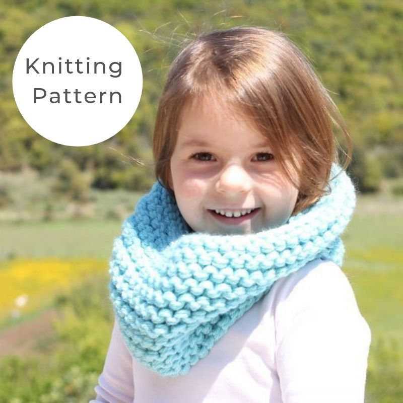 Childs scarf knitting pattern