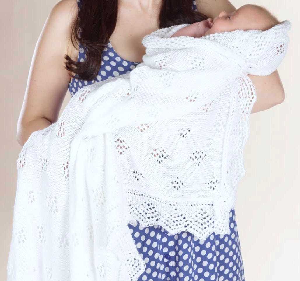 Christening shawl knitting pattern