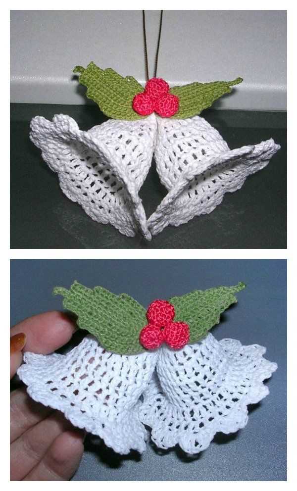 Christmas bell knitting pattern