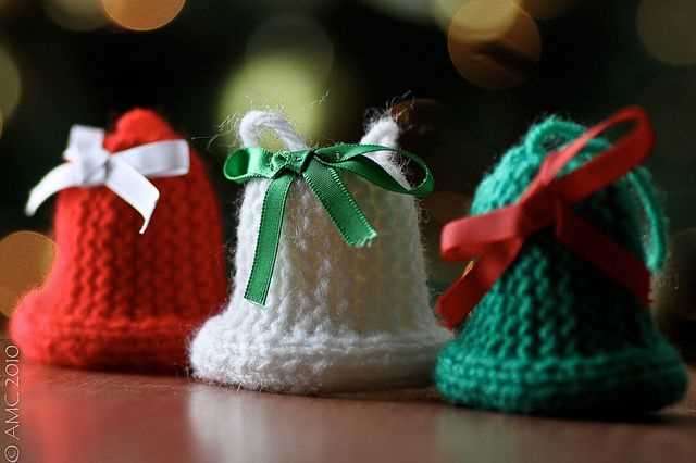 Christmas bell knitting pattern