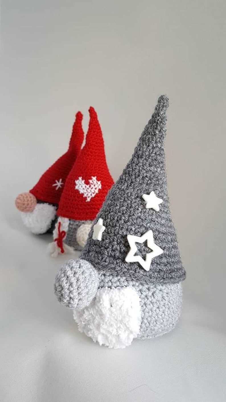 Christmas gnome knitting pattern