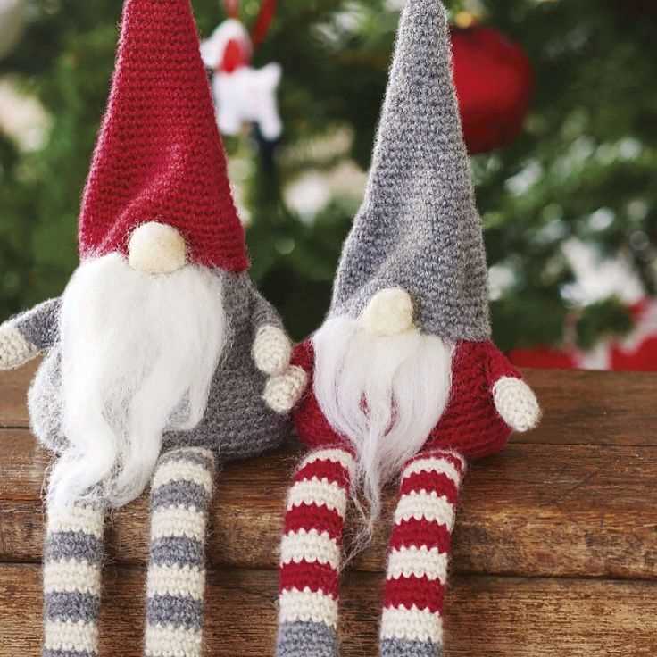 Christmas gnome knitting pattern