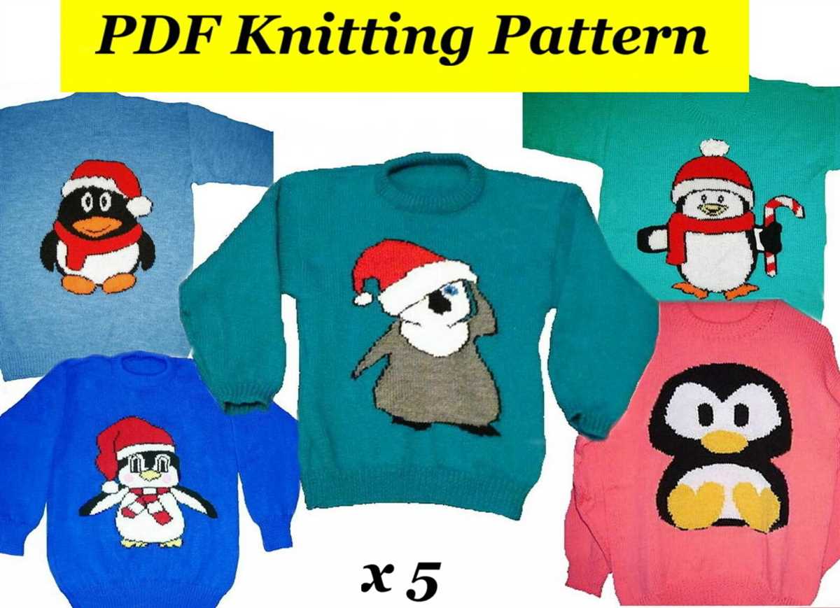 Christmas tree jumper knitting pattern