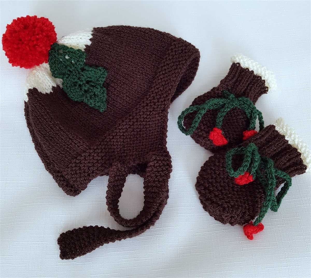 Christmas pudding knitting pattern