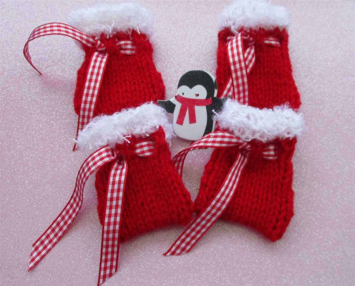 Christmas sack knitting pattern