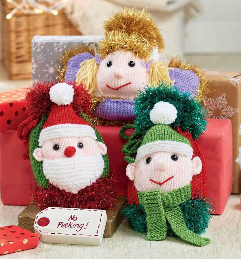 Christmas sack knitting pattern