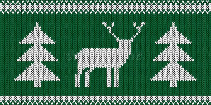 Christmas tree jumper knitting pattern