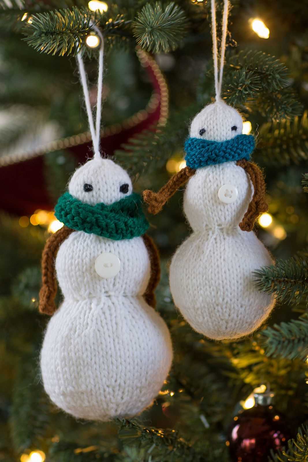 Christmas tree ornament knitting patterns