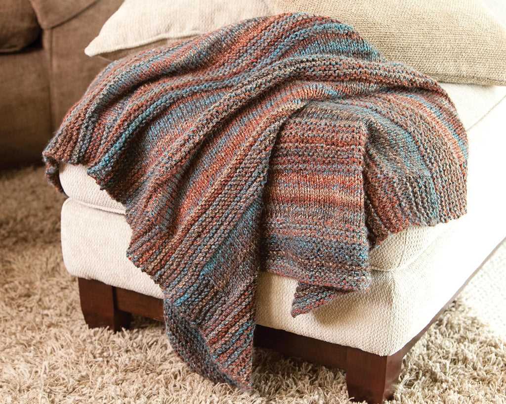 Chunky knit blanket pattern free