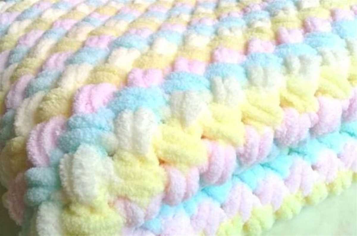 Chunky knit crochet blanket pattern