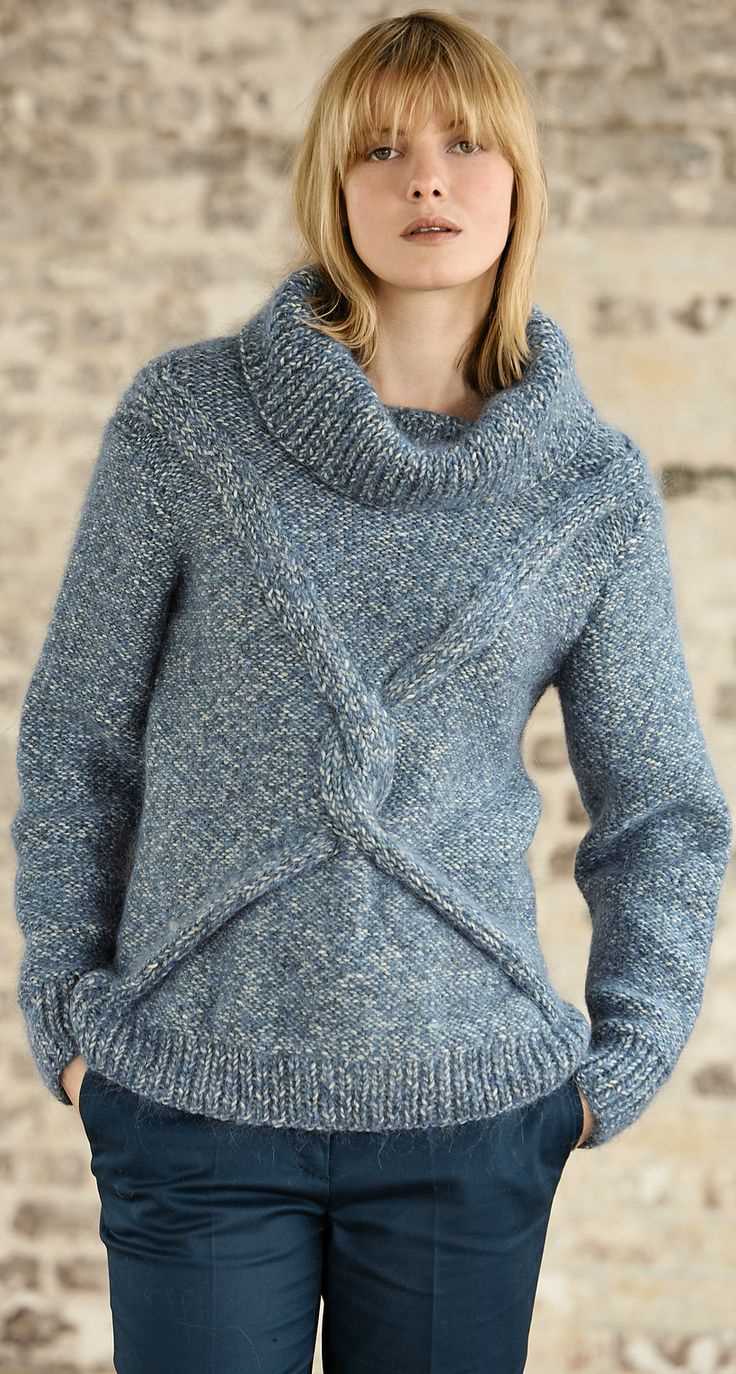 Chunky knit jumper pattern