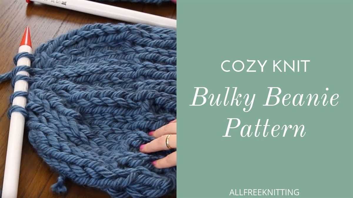 Chunky knitting patterns for hats