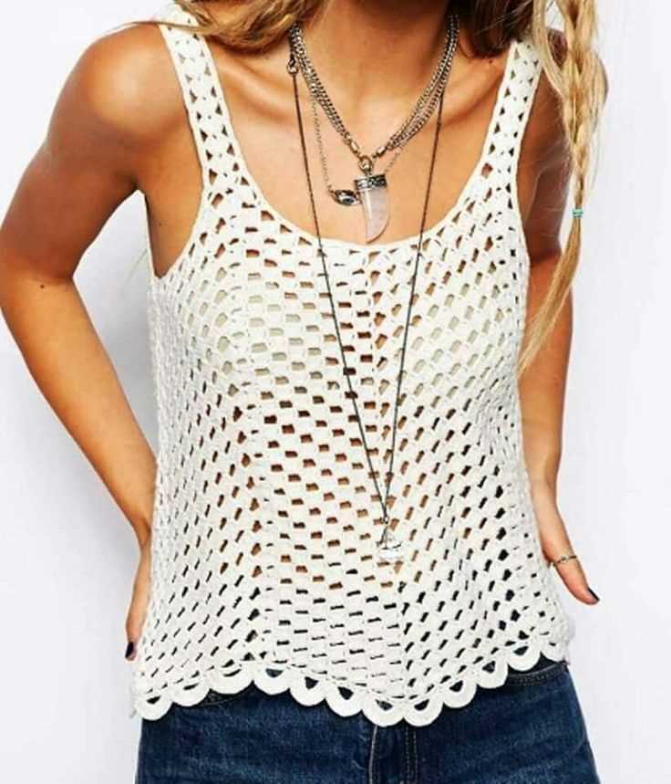 Chunky tank top knitting pattern