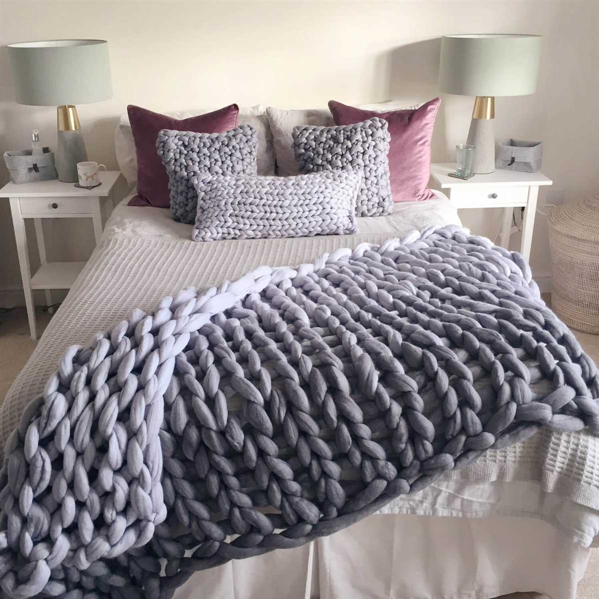 Chunky blanket knitting pattern uk