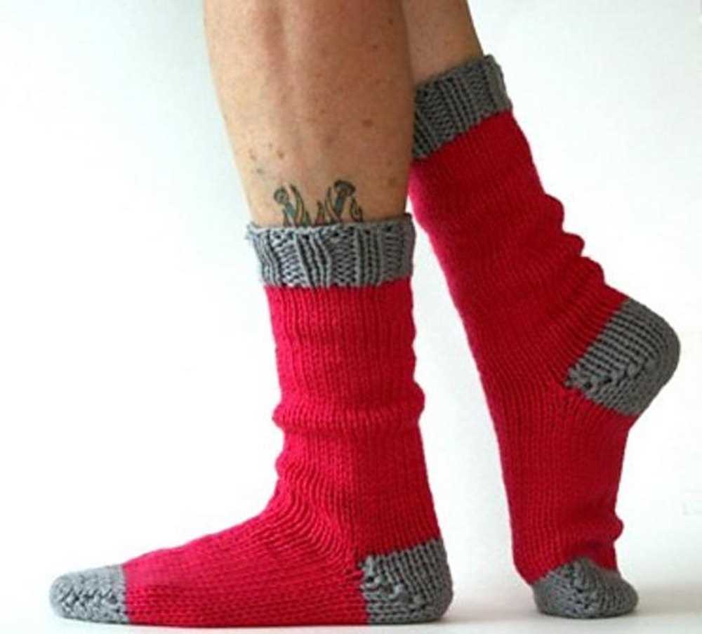 Chunky boot socks knitting pattern