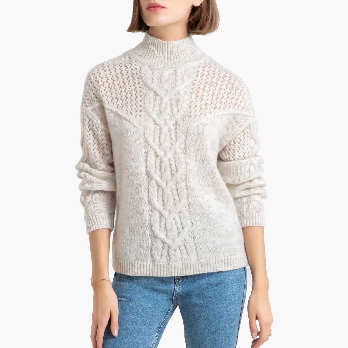 Chunky cable knit jumper pattern