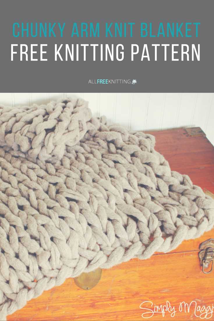 Create your own cozy chunky knit crochet blanket with this easy pattern Chunky knit crochet blanket pattern