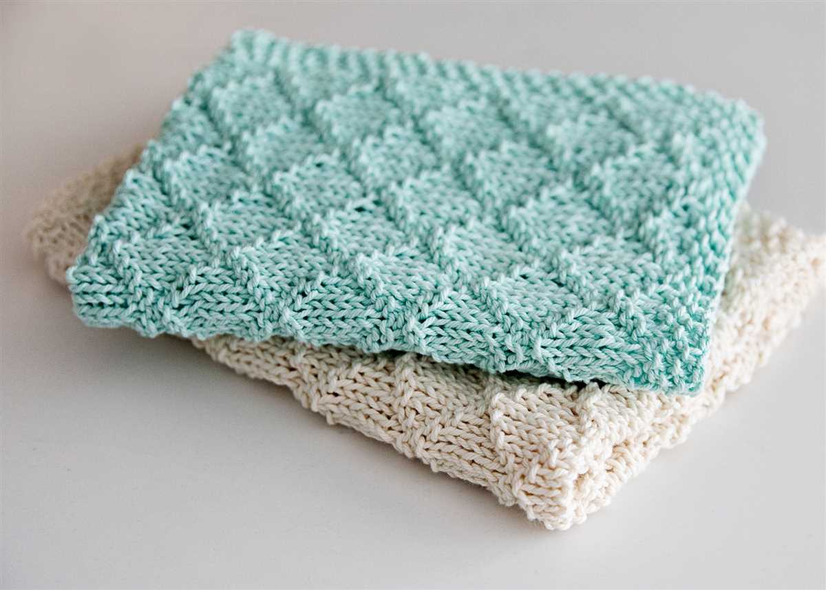 Cozy Dishcloth: A Beautiful Chunky Knit Pattern