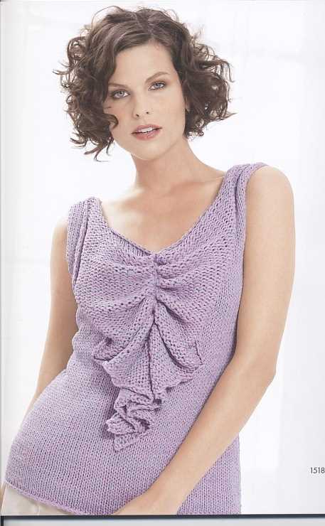 Chunky tank top knitting pattern