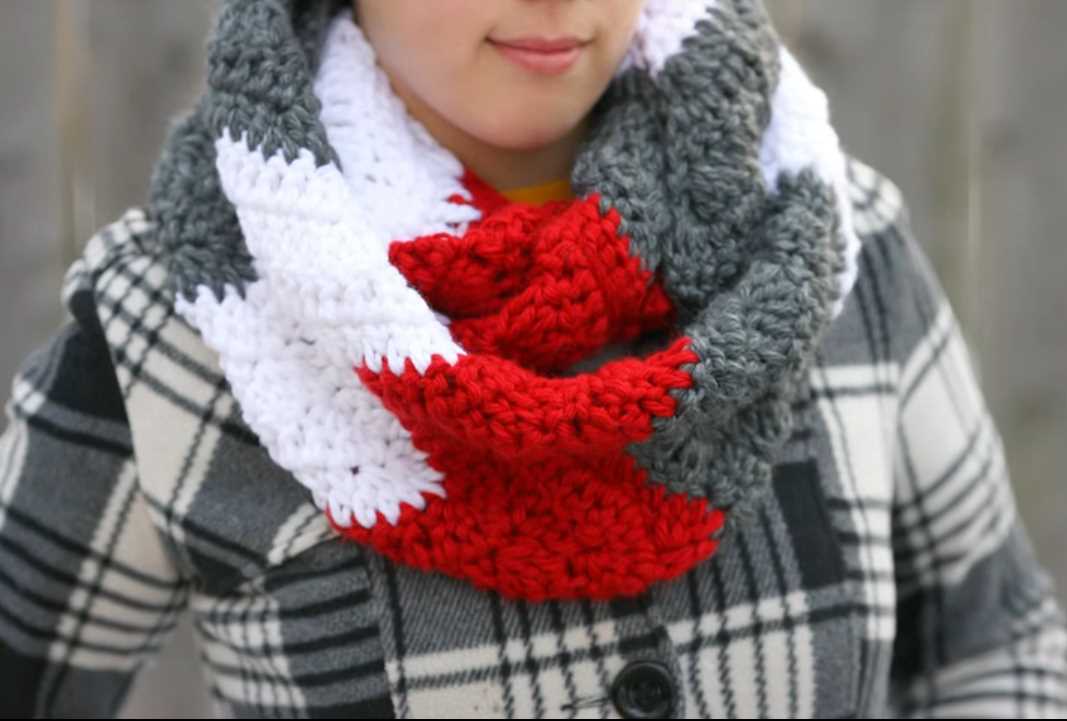 Chunky yarn scarf knit pattern