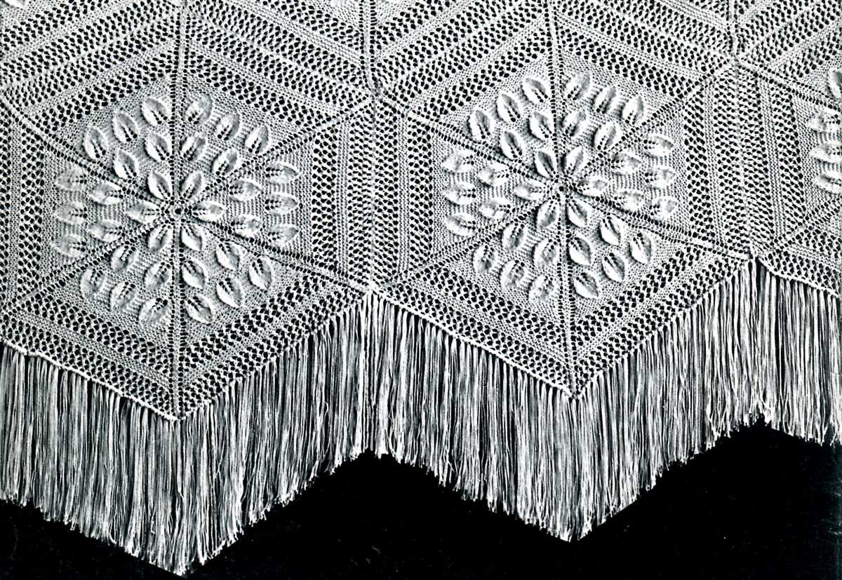 Clamshell knitting pattern