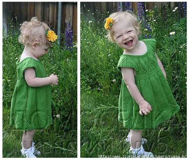 Clara dress knitting pattern
