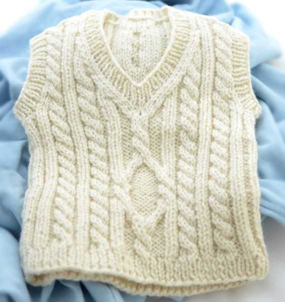 Classic vest knitting pattern