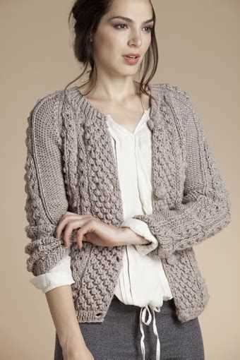 Cocoon-style cardigan knitting pattern