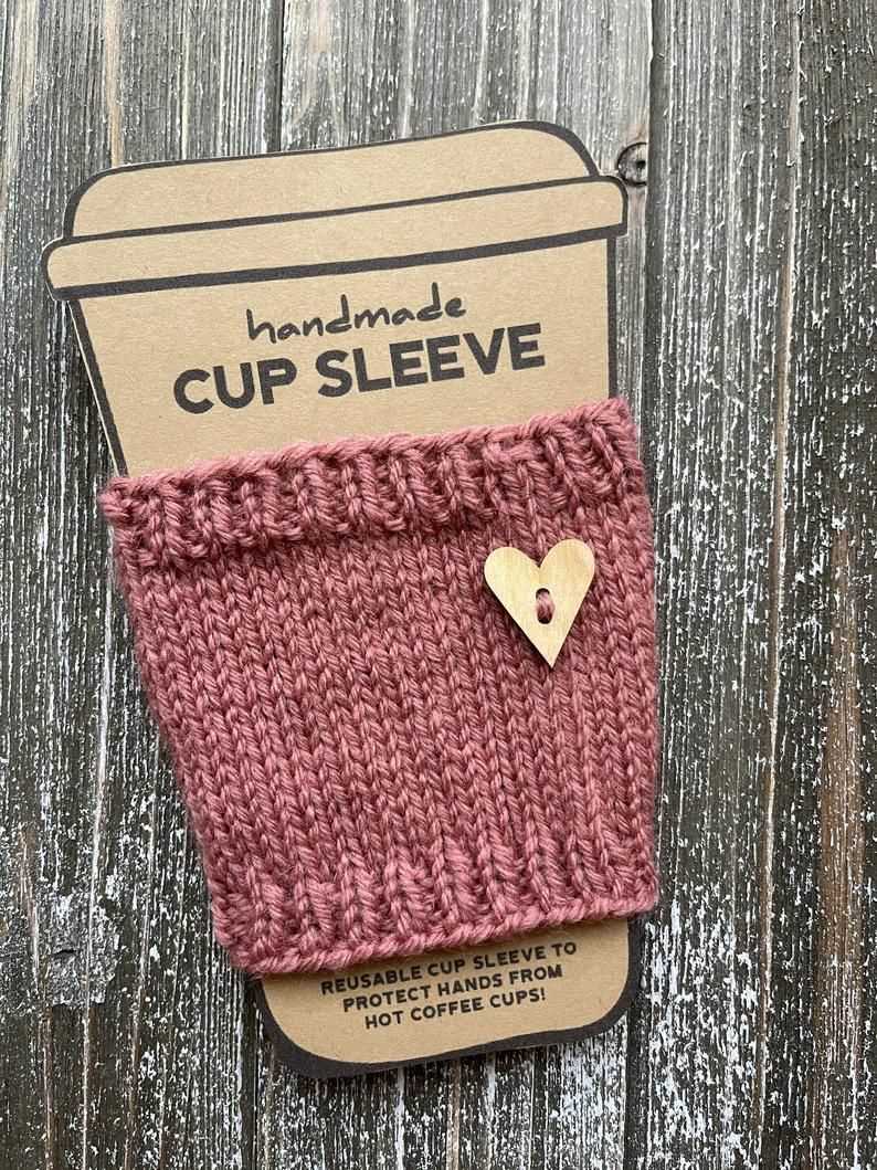 Coffee sleeve knitting pattern