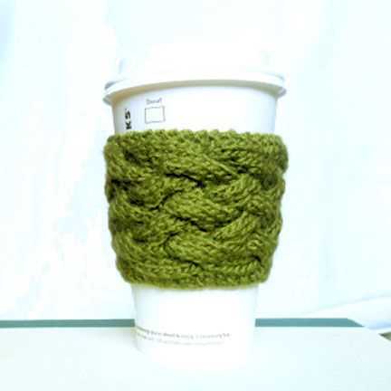 Coffee sleeve knitting pattern