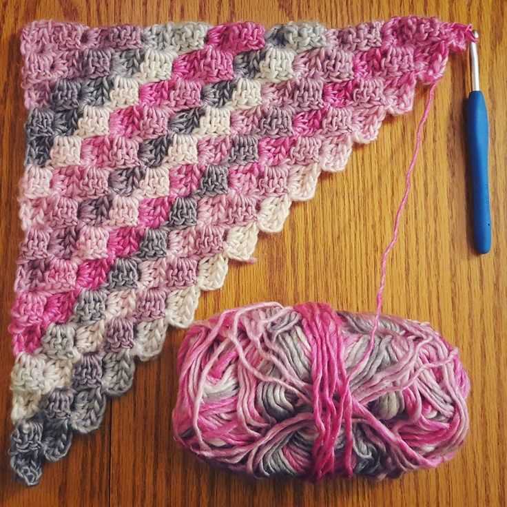 Corner to corner knitting pattern